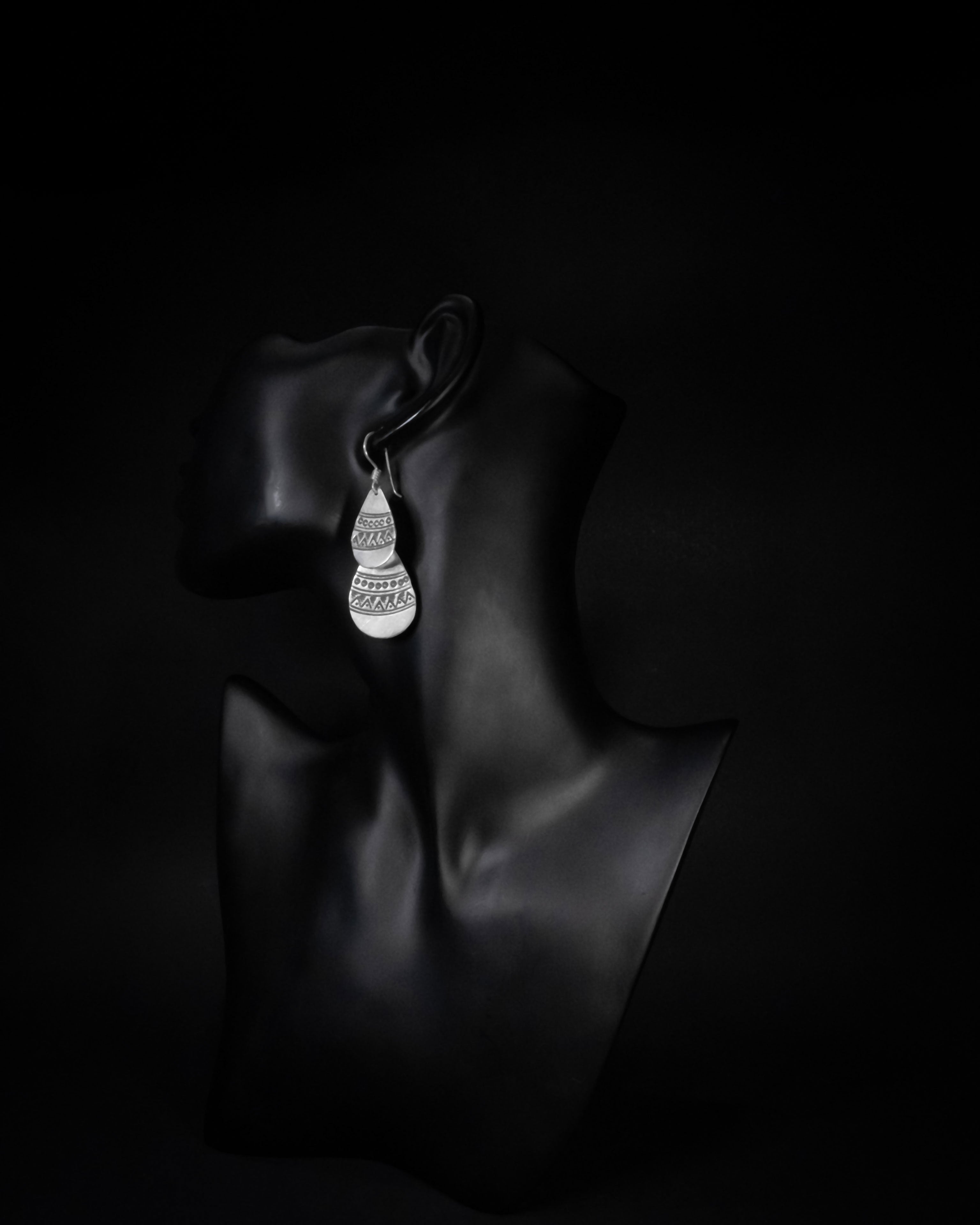 NIGHTFALL ETCH EARRINGS