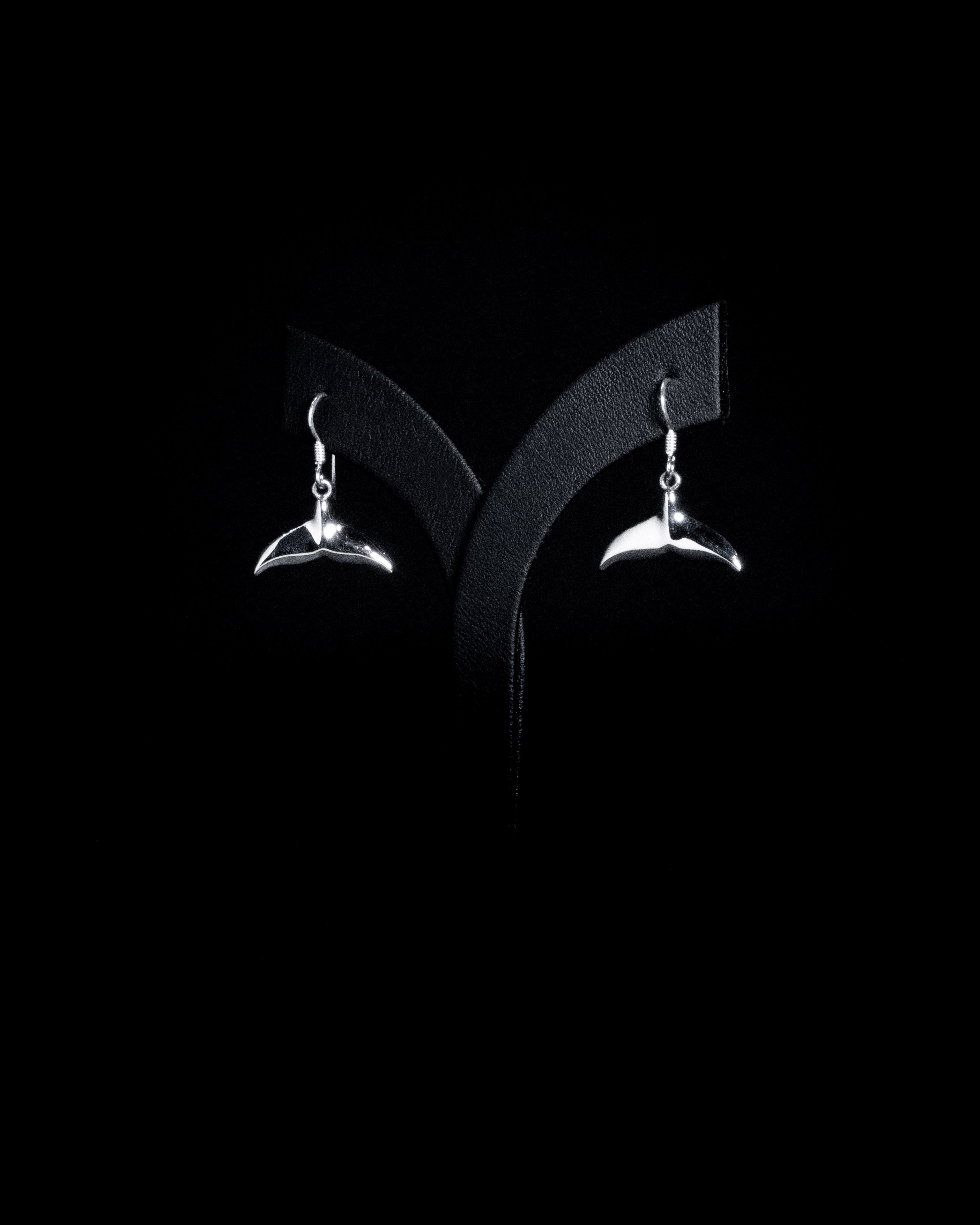 SEA SPIRIT WHALE TAIL EARRINGS