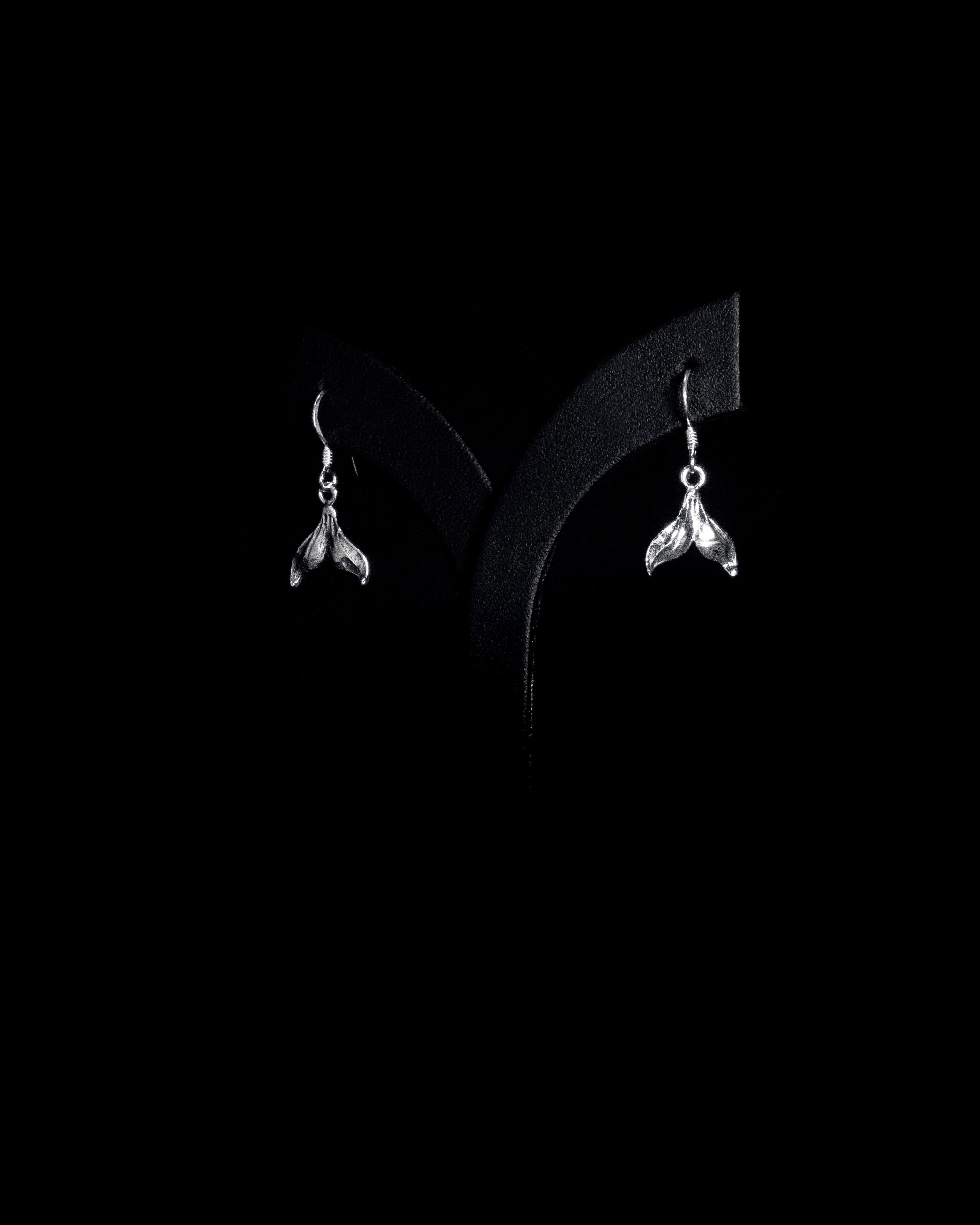 OCEAN EMBRACE WHALE TAIL EARRINGS