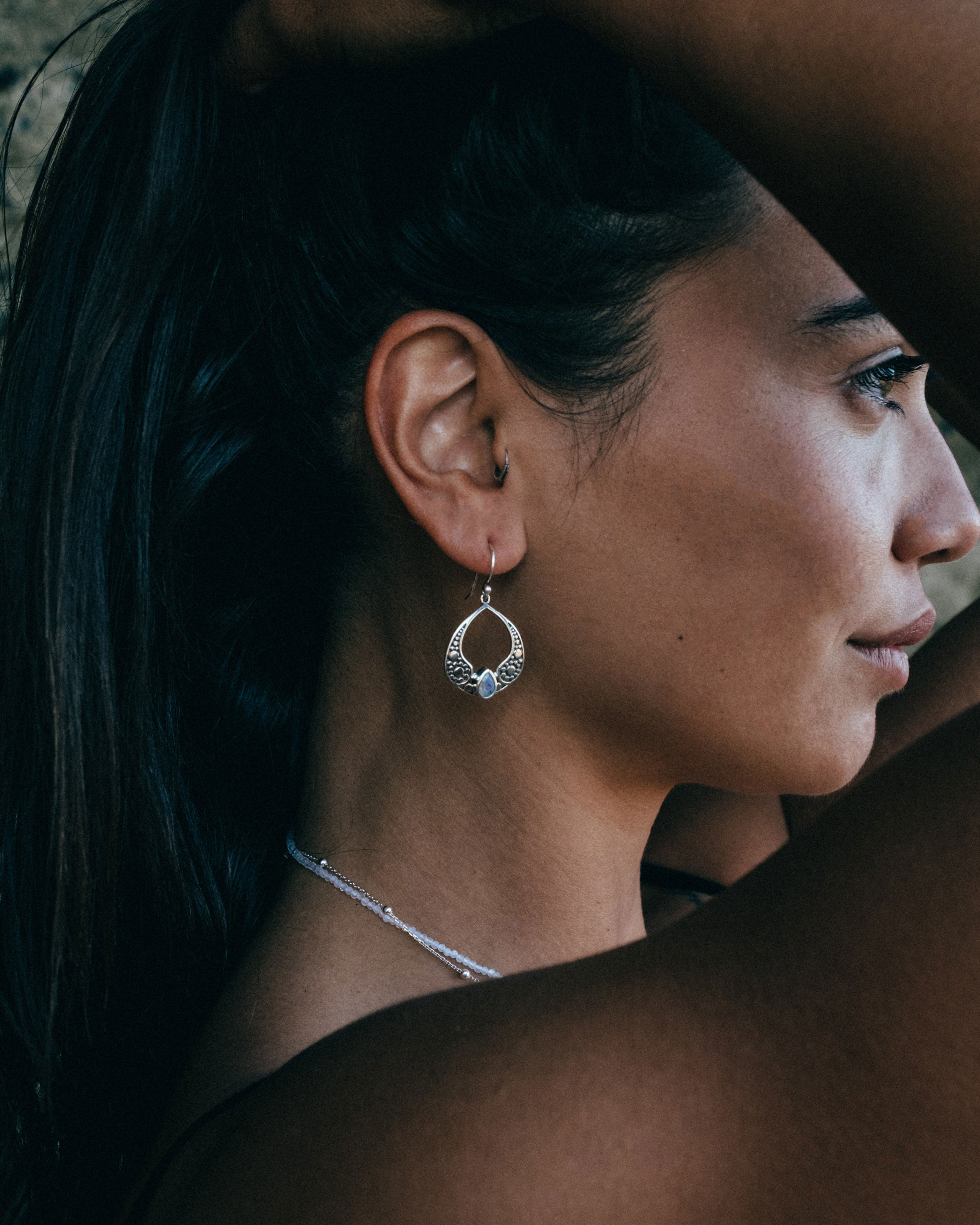 AQUALUNA TEADROP EARRINGS